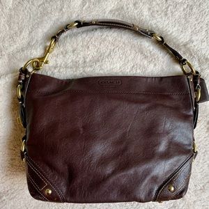 Brown Leather Coach Purse